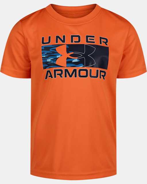 Toddler Boys' UA Sediment Camo Logo Short Sleeve T-Shirt